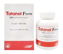 Tatanol forte 650 (phú yên)(lọ/200 viên)