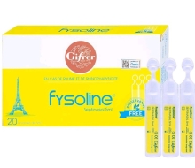 Nước muối Fysoline 5ml (màu vàng).(hộp/20 ống)
