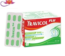 TRAVICOL FLU (100V) trà vinh (hộp)