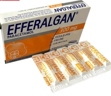 Viên đặt trực tràng Efferalgan 300mg.(hộp/10 viên)