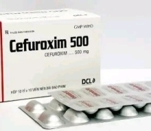 Cefuroxim 500mg (cửu long)(hộp/100v)