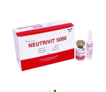 Neutrivit 5000 tiêm (bidiphar) (hộp 4 lọ và 4 ống dung môi)