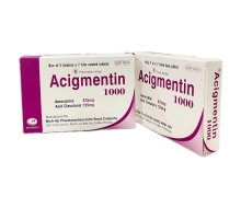 Acimentin 1000 (2 Vỉ x 7 Viên)