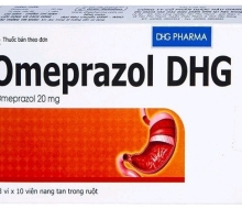 Omeprazol DHG 20mg(hộp/30 viên)(hậu giang)