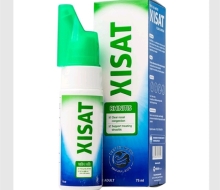 Xịt viêm mũi XISAT 75ml(MÀU XANH LÁ).(lốc /5 chai)