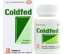 COLDFED ( LỌ /80V) (pharmedic) Date:03/2028. HĐ (Hộp)	