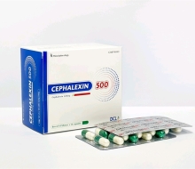 Cephalexin 500mg(cửu long)(hộp/100 viên)