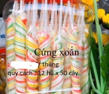 Kẹo cứng xoắn (hũ /50 cây)
