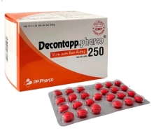 Decontapp -pharco 250 (10 vỉ x 25 viên) (hộp)