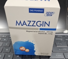 DHG MAZZGIN (Magnesi b6)(10 vỉ x10 viên) (hộp)