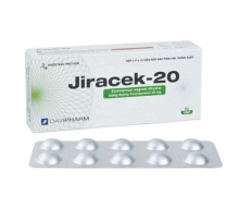 Jiracek -20 (Esomeprazol magnesium 20mg (30V) (hộp)