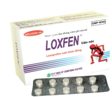 Loxfen(loxoprofen natri 60mg)(hộp/100v)