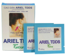 Cao Dán chống say tàu xe ARIEL TDDS (hôp/2 miếng)