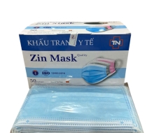 KT Màu Xanh ZINMASK 4 Lớp (Hộp /50 Cái)
