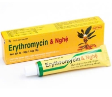 Kem bôi Erythromycin & nghệ (nam hà)