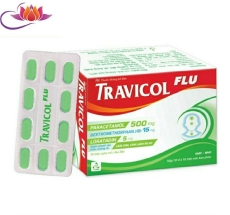 TRAVICOL FLU (100V) trà vinh (hộp)